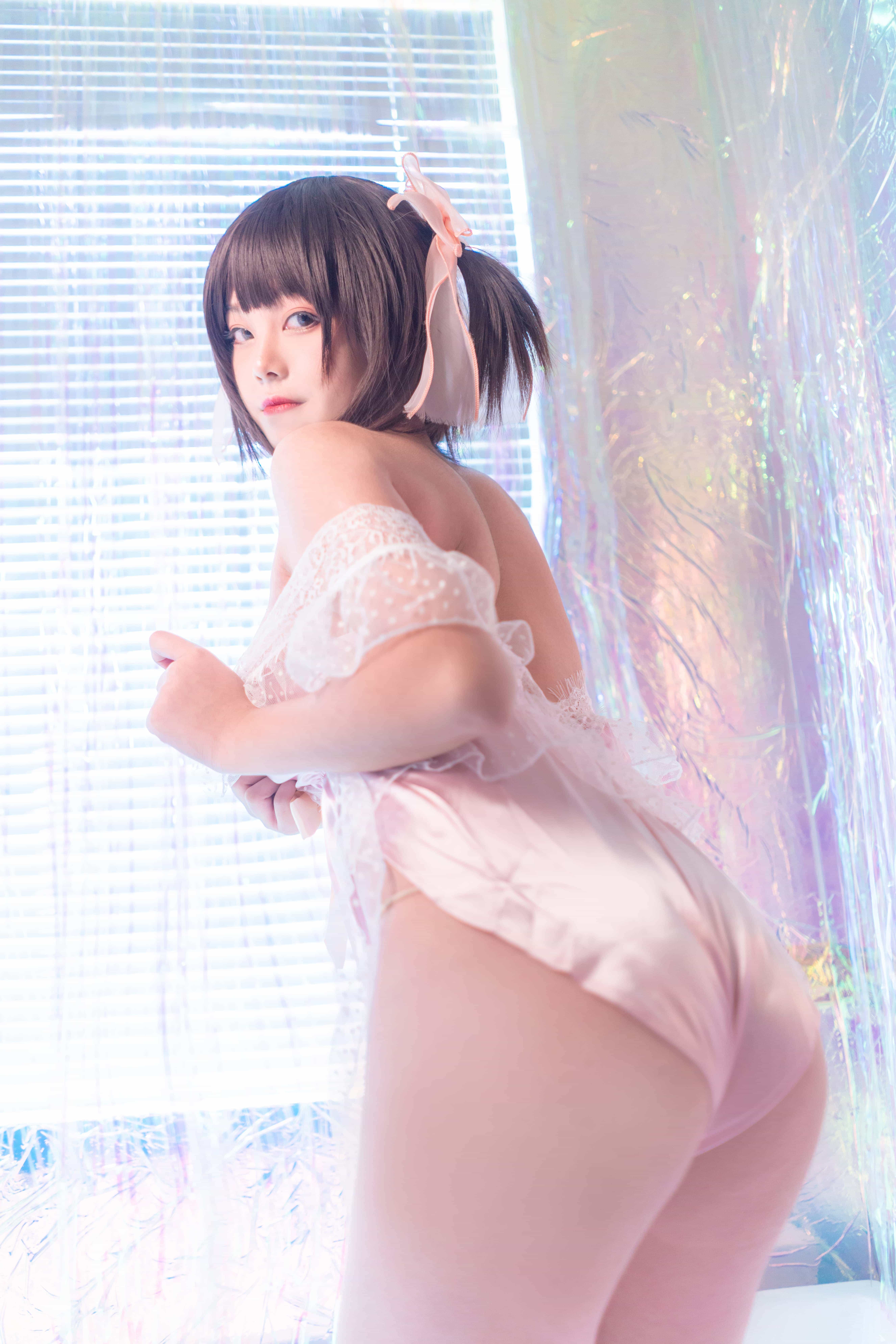 蜜汁猫裘 [NO.001粉色私房[14P201MB-美了么