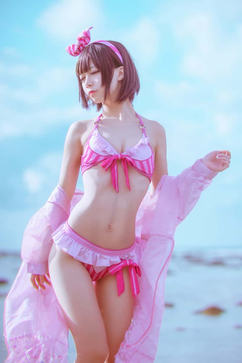 沖田凜花Okita Rinka NO.036 加藤恵 水着 [14P-40MB]-美了么