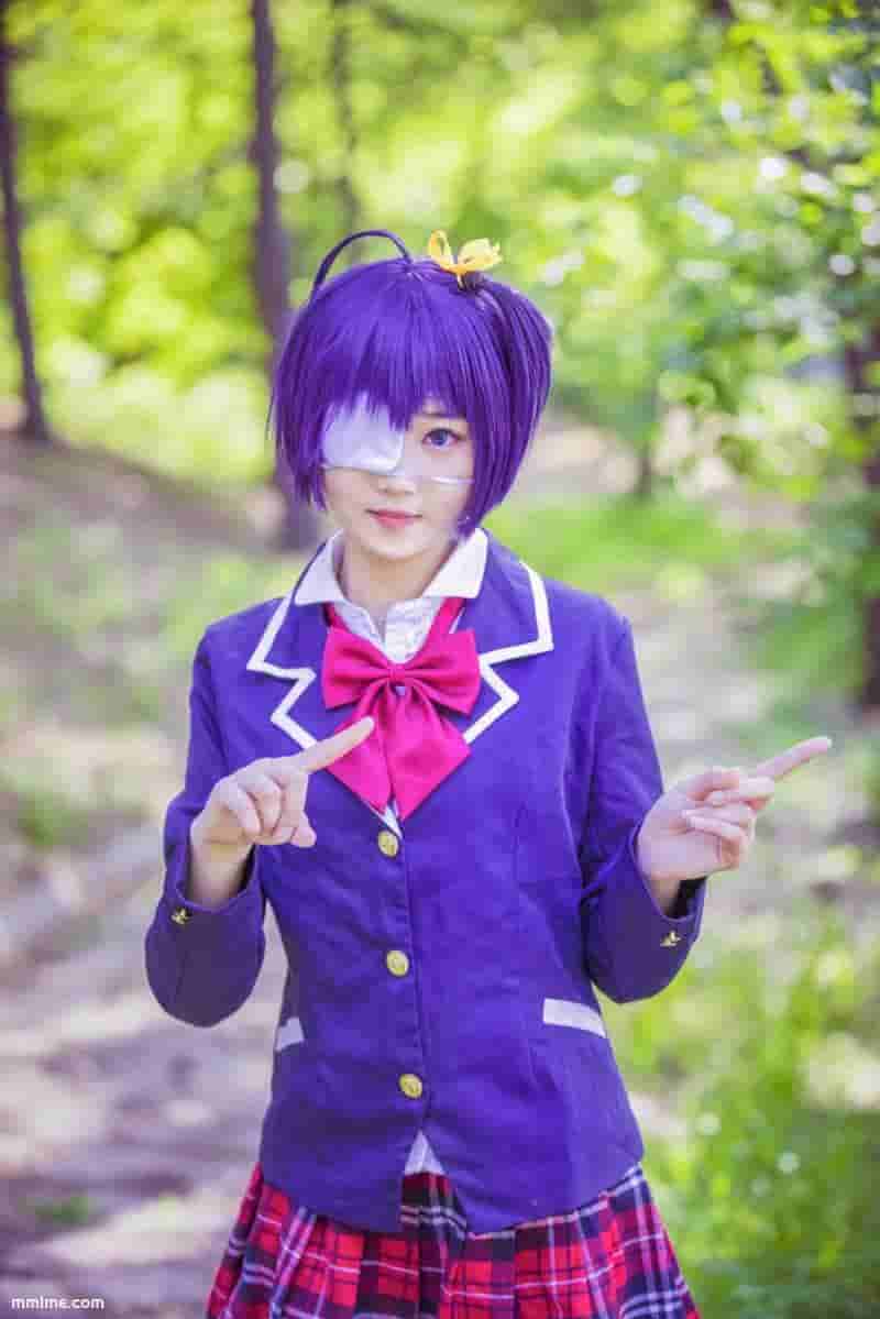 羽天Shine - NO.06 中二病也要谈恋爱COS可爱小鸟游六花 [10P11MB]