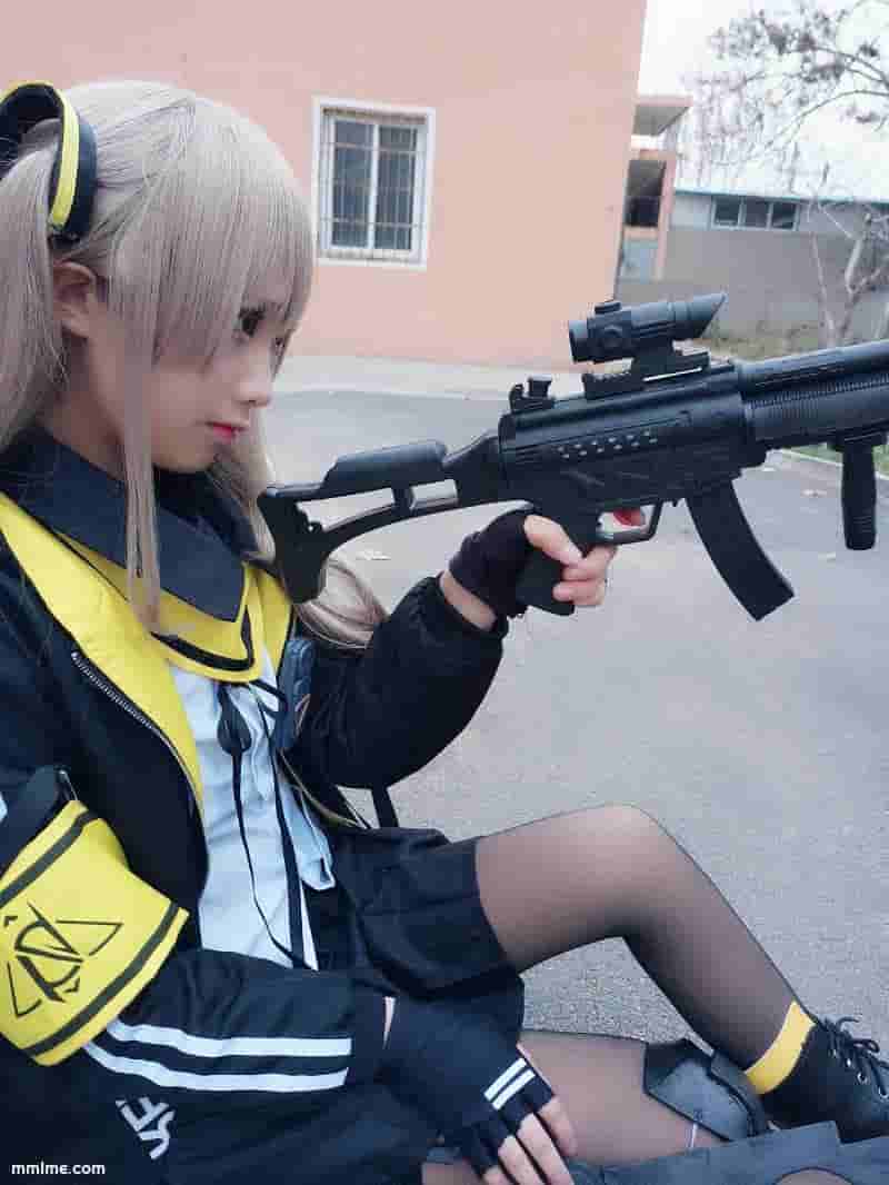 羽天Shine - NO.66 -少女前线可爱COS御姐UMP45 [17P30MB]